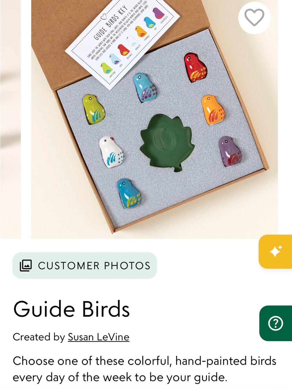 Uncommon Goods Ceramic Guide Birds Set - Multicolor - Picture 7 of 9